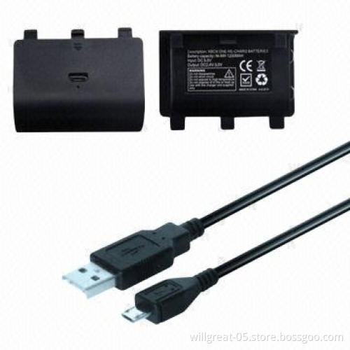 Brand New Rechargeable Batteries for Xbox One Power Pack Controllers, with Charge Cable